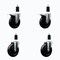 Service Caster 5'' SS Soft Rubber Swivel 1-3/8'' Expanding Stem Caster Set 2 Total Lock Brakes, 4PK SCC-SSEXTTL20S514-SRS-2-S-2-138 - alternate 1